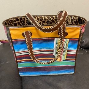 COPY - Consuela Deanna Serape and Flamingo Print …